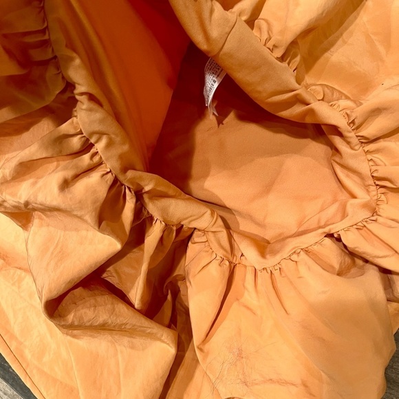 Zara Maxi Bubble Style Pleated Dress Lined Pockets Blogger Favorite Sz Small - Picture 8 of 11